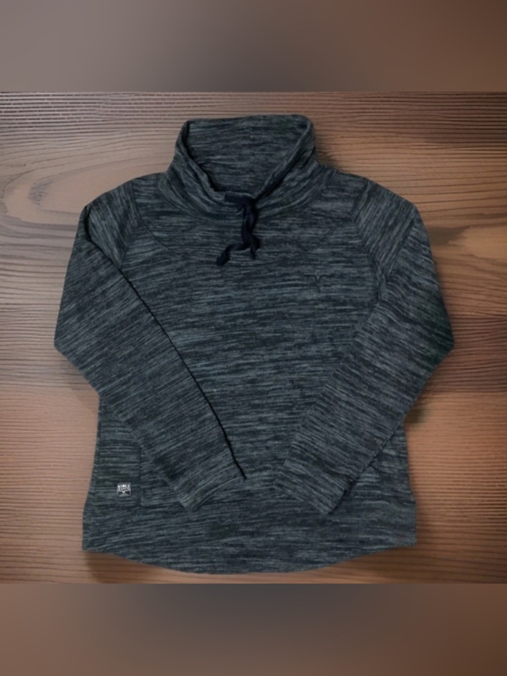 Kimes Ranch Women’s Scoop Sweater Size: 2XL Color: Heather Black Western